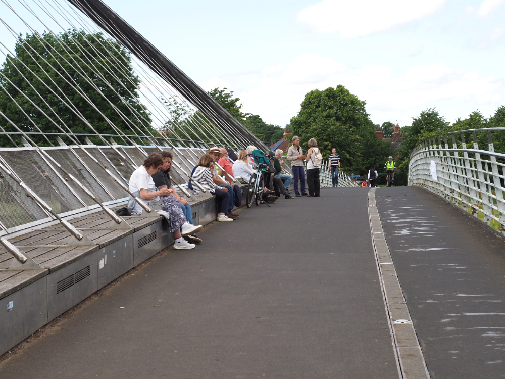 the stall at the Millennium Bridge, York 2026