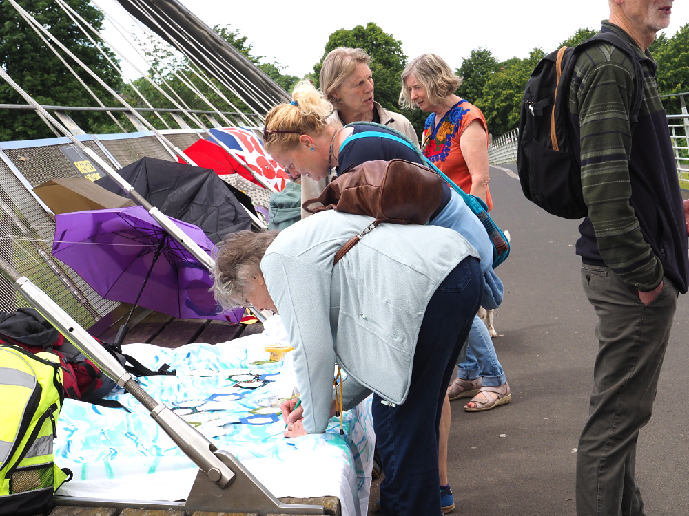 the stall at the Millennium Bridge, York 2026